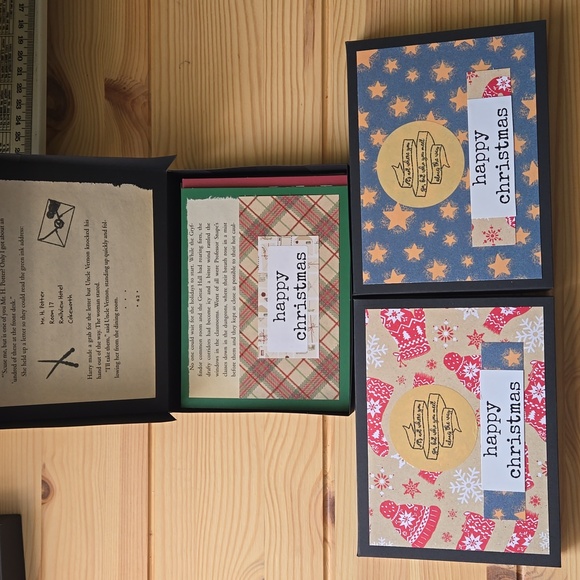 Handmade Harry Potter Themed Boxed Christmas Cards - Picture 8 of 10